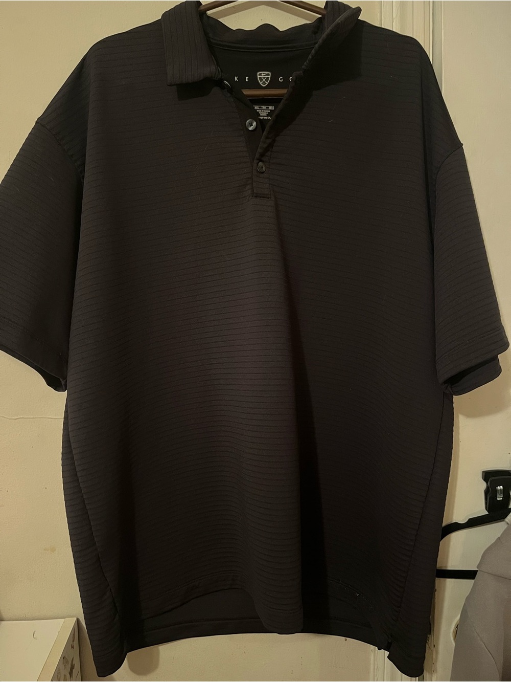 Men's Nike Golf Black Short-Sleeve Polo